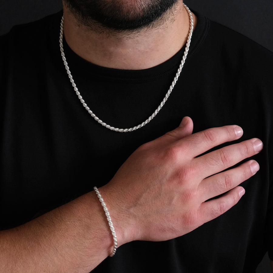 Set Rope 4mm (Plata)