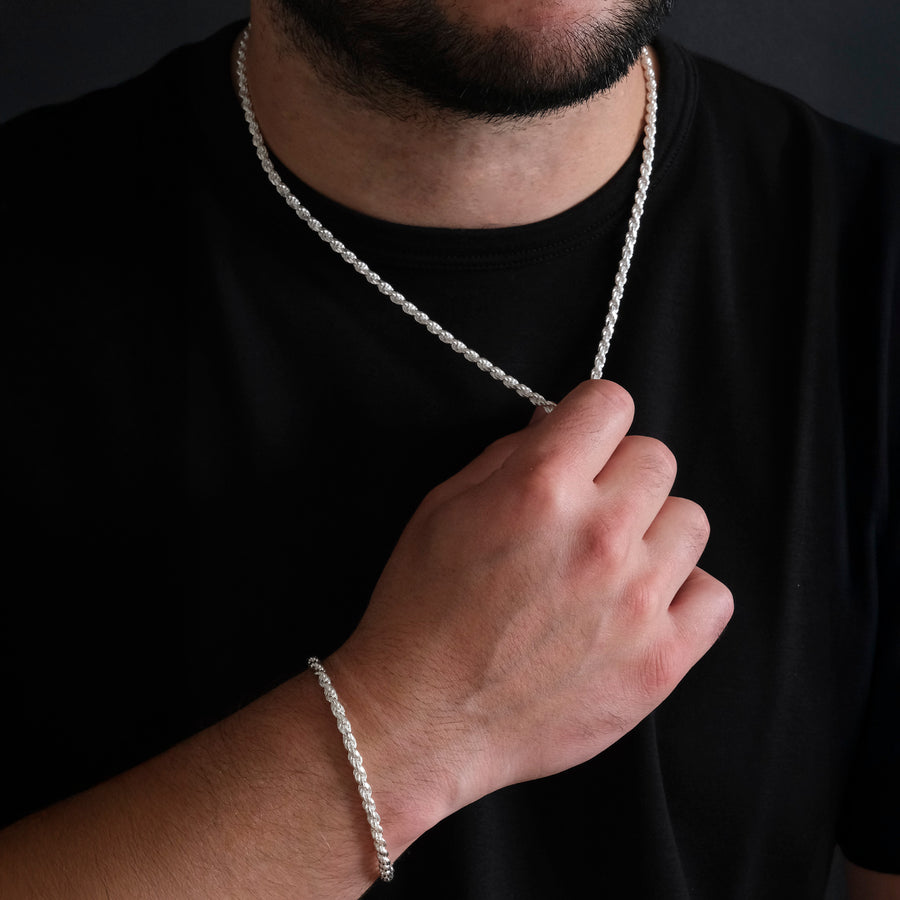Set Rope 4mm (Plata)