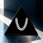 Cadena Cuban Link 10mm Plata