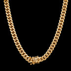 Cadena Cuban Link 8mm Oro Sólido