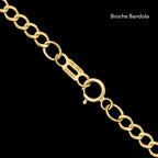 Cadena Curb 2mm Oro Sólido