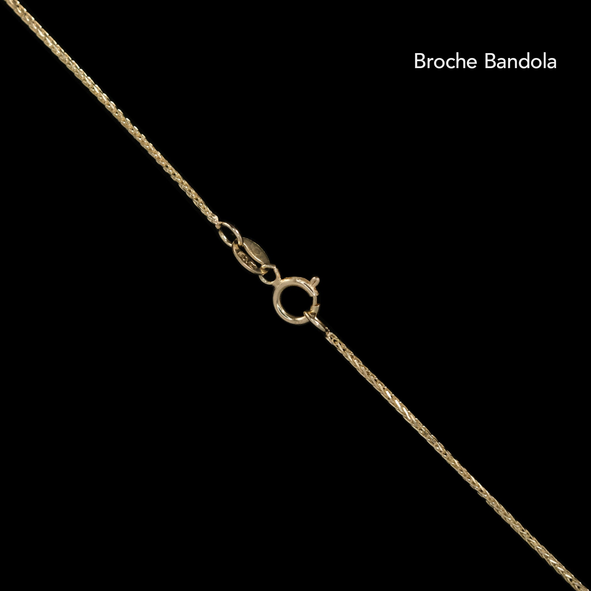 Cadena Espiga Oro Sólido