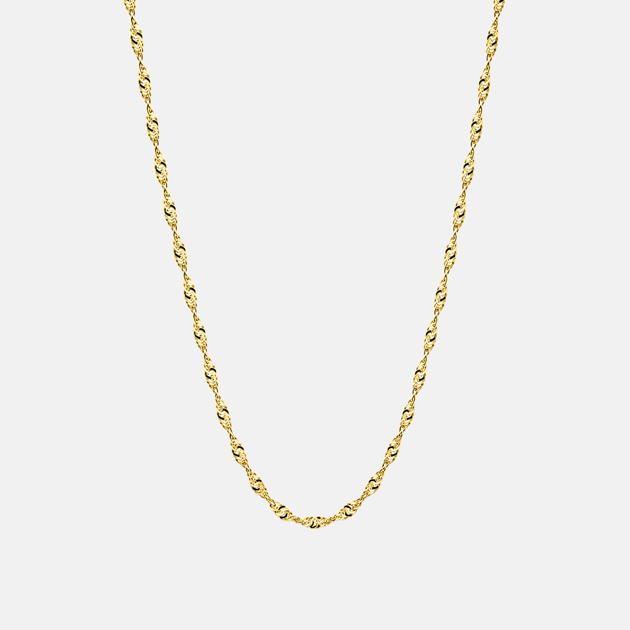 Cadena Singapur Oro Sólido