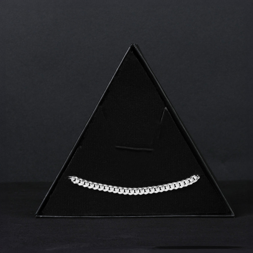 Cuban Link 5mm (Plata) Pulsera