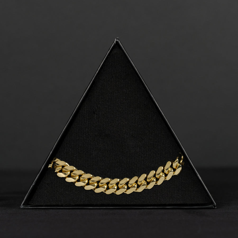Cuban Link 10mm (Oro Solido) Pulsera