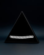 Pulsera Cuban Link 8mm Plata