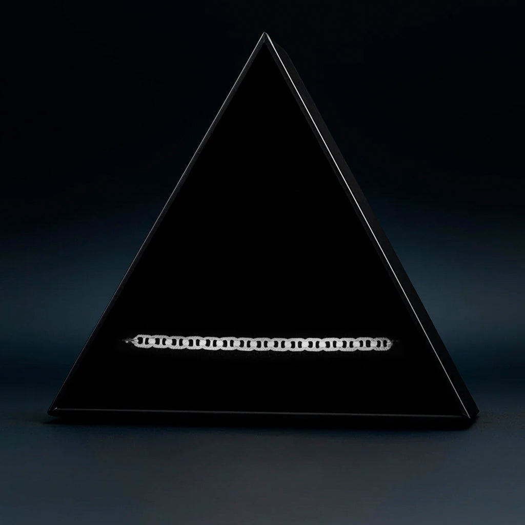 Ancla Martillada Danesa 4mm (Plata) Pulsera