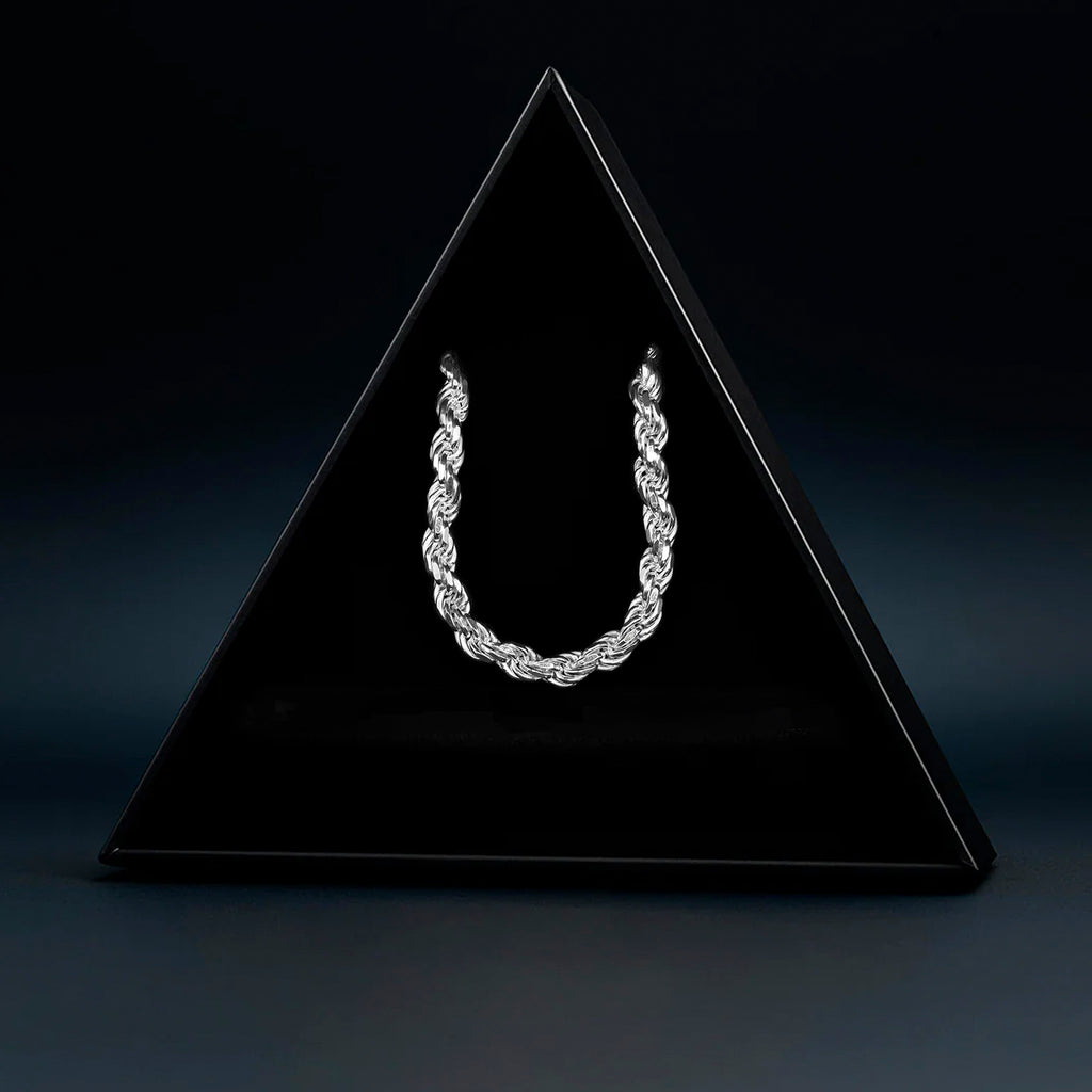 Rope 5mm (Plata) Cadena