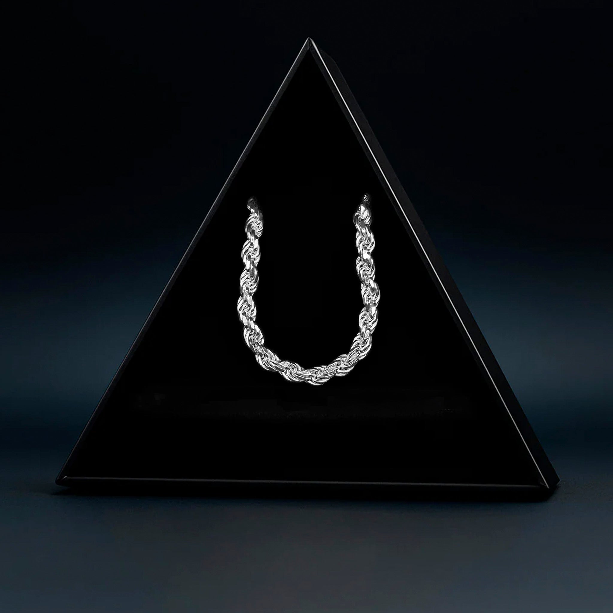 Rope 5mm (Plata) Cadena