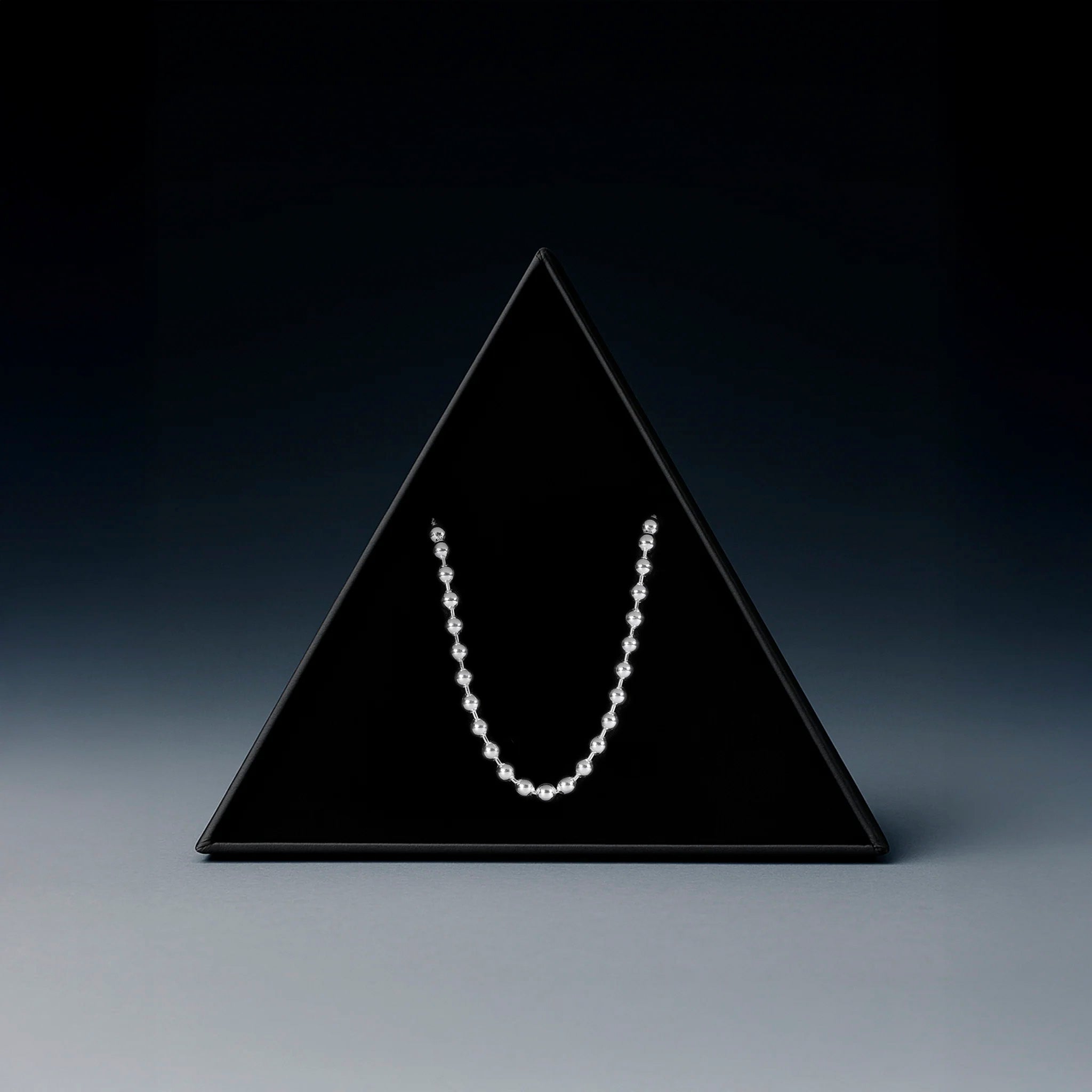 Bolitas 3mm (Plata) Cadena