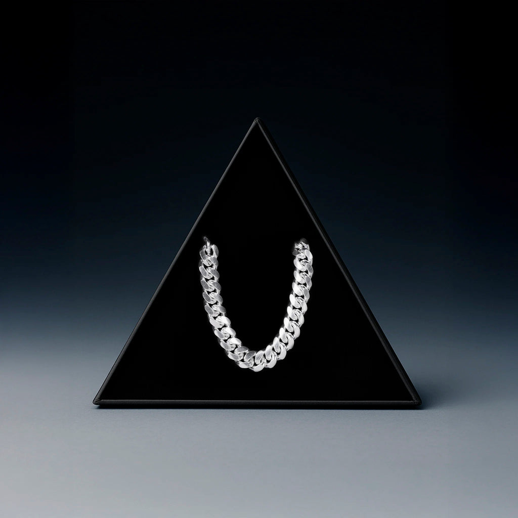 Cuban Link 8mm (Plata) Cadena