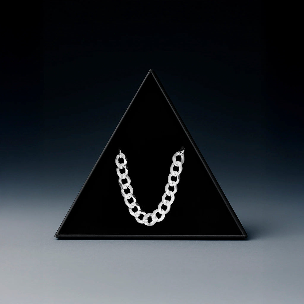 Curb Zegrinada 8mm (Plata) Cadena