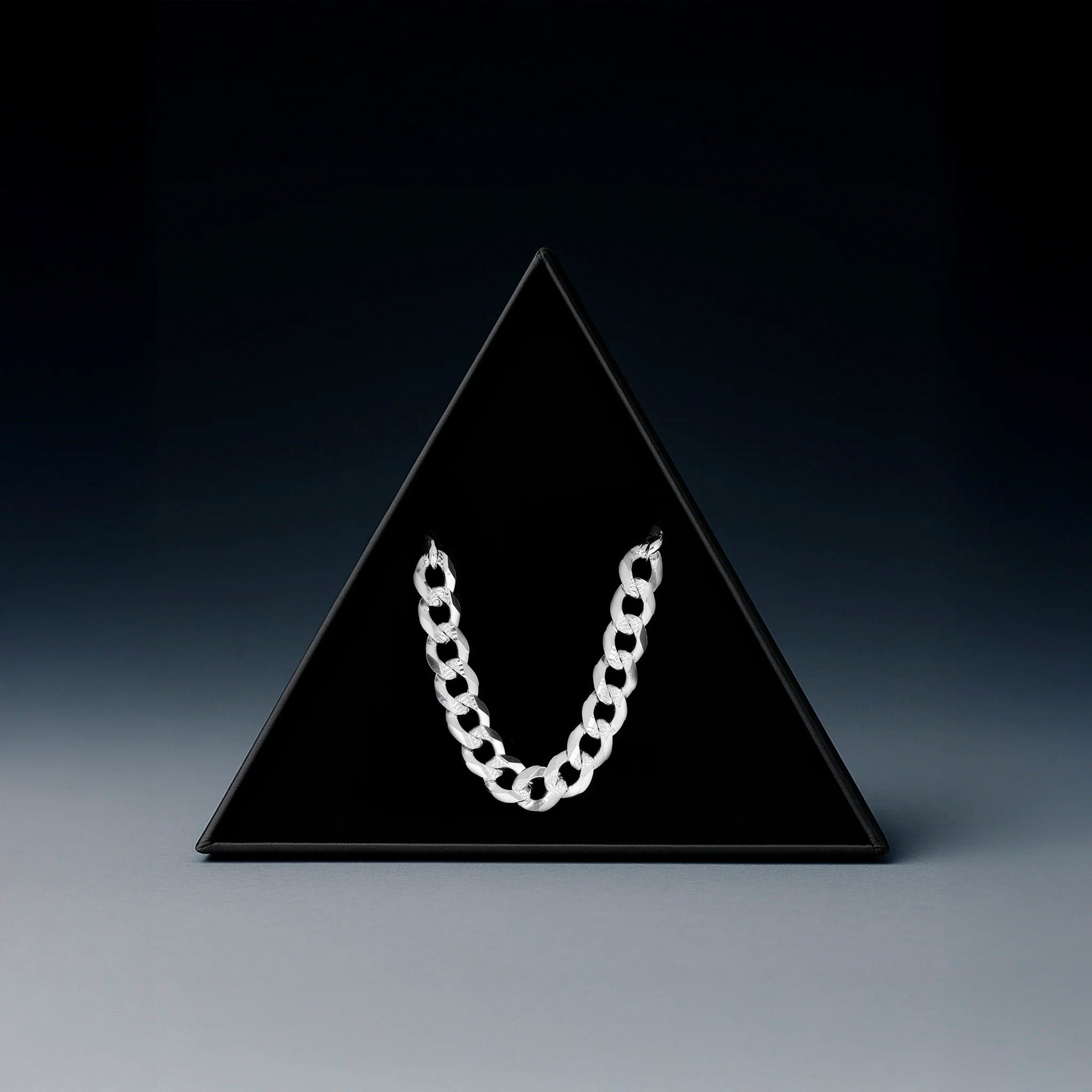 Curb Zegrinada 8mm (Plata) Cadena