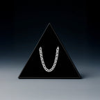 Cadena Doble Rombo 4mm Plata