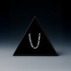Fígaro 3X1 4mm (Plata) Cadena