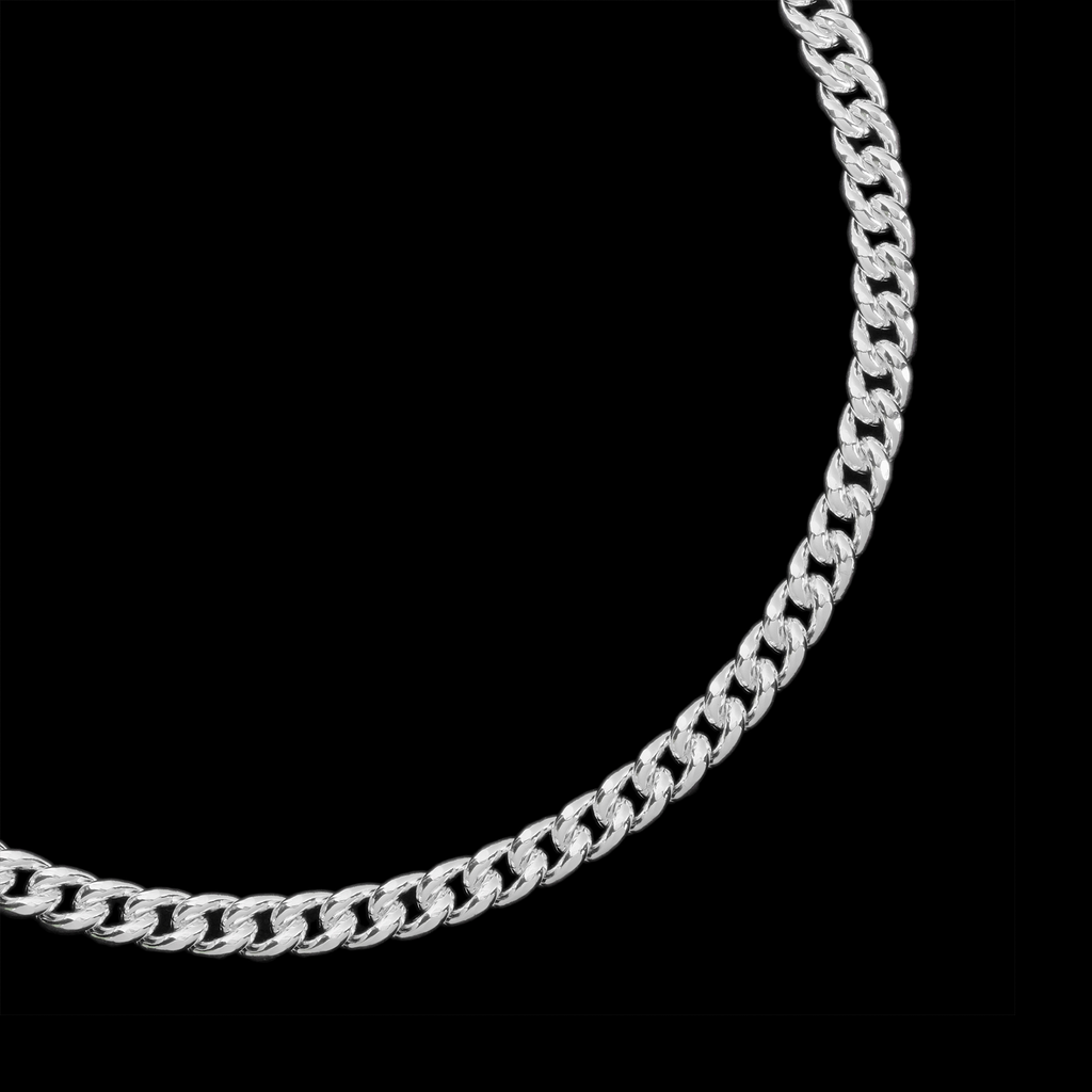 Cana 4mm (Plata) Cadena