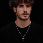 Collar Cruz Bold Plata