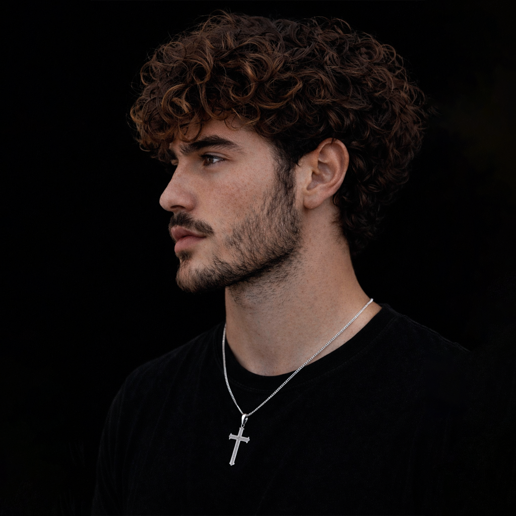Cruz Bold (Plata) Collar