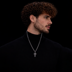 Collar Cruz Bold Plata