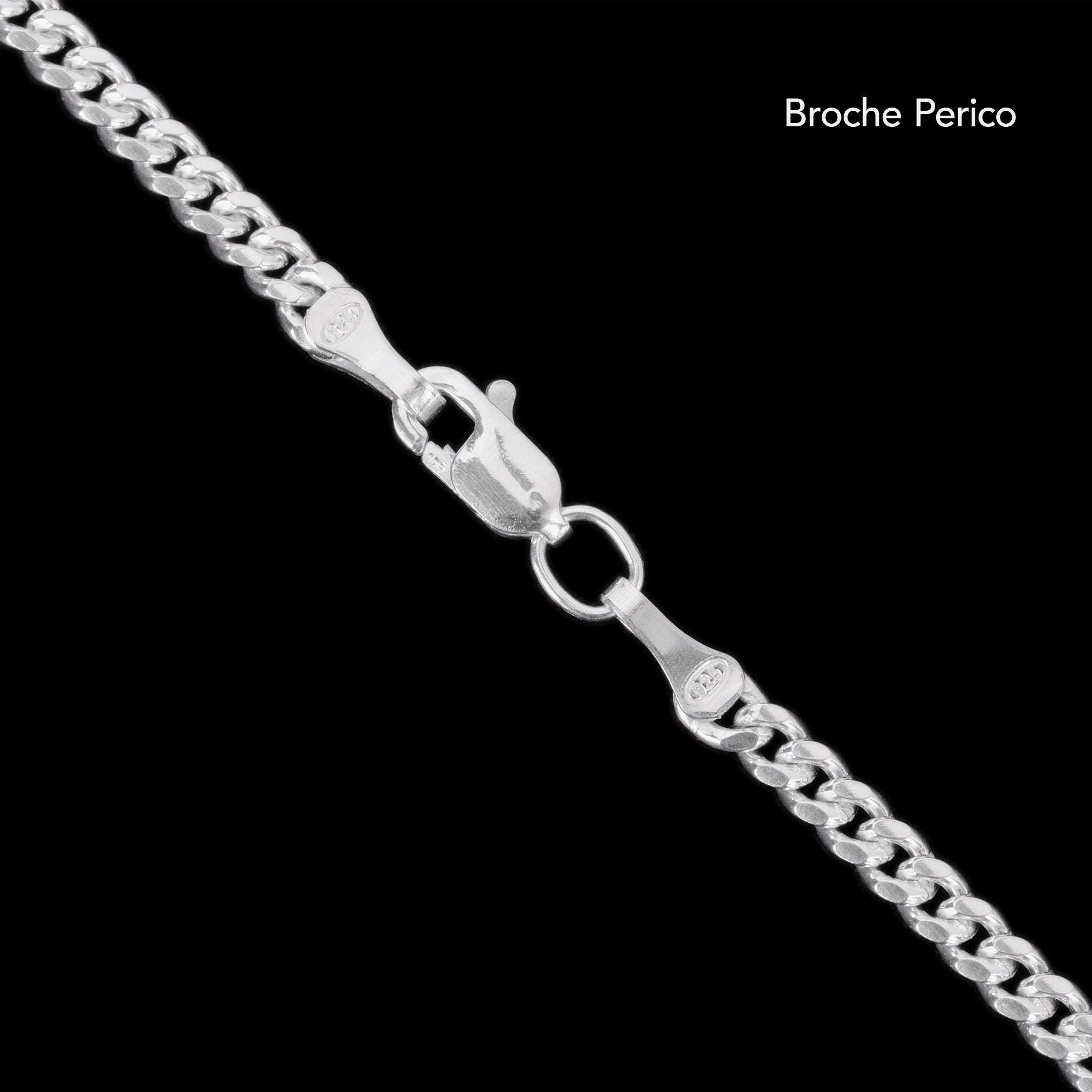 Cruz Cuerda (Plata) Collar