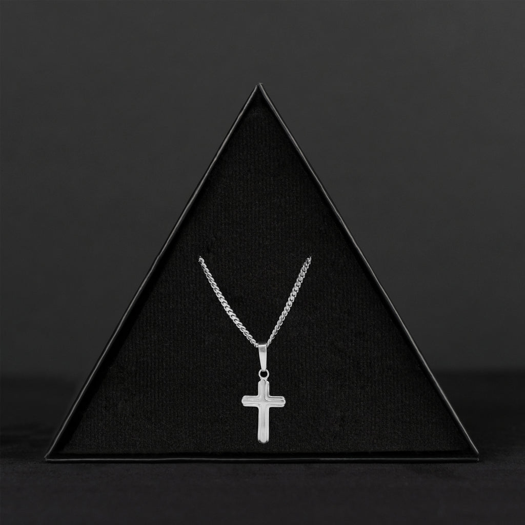 Cruz Latina (Plata) Collar