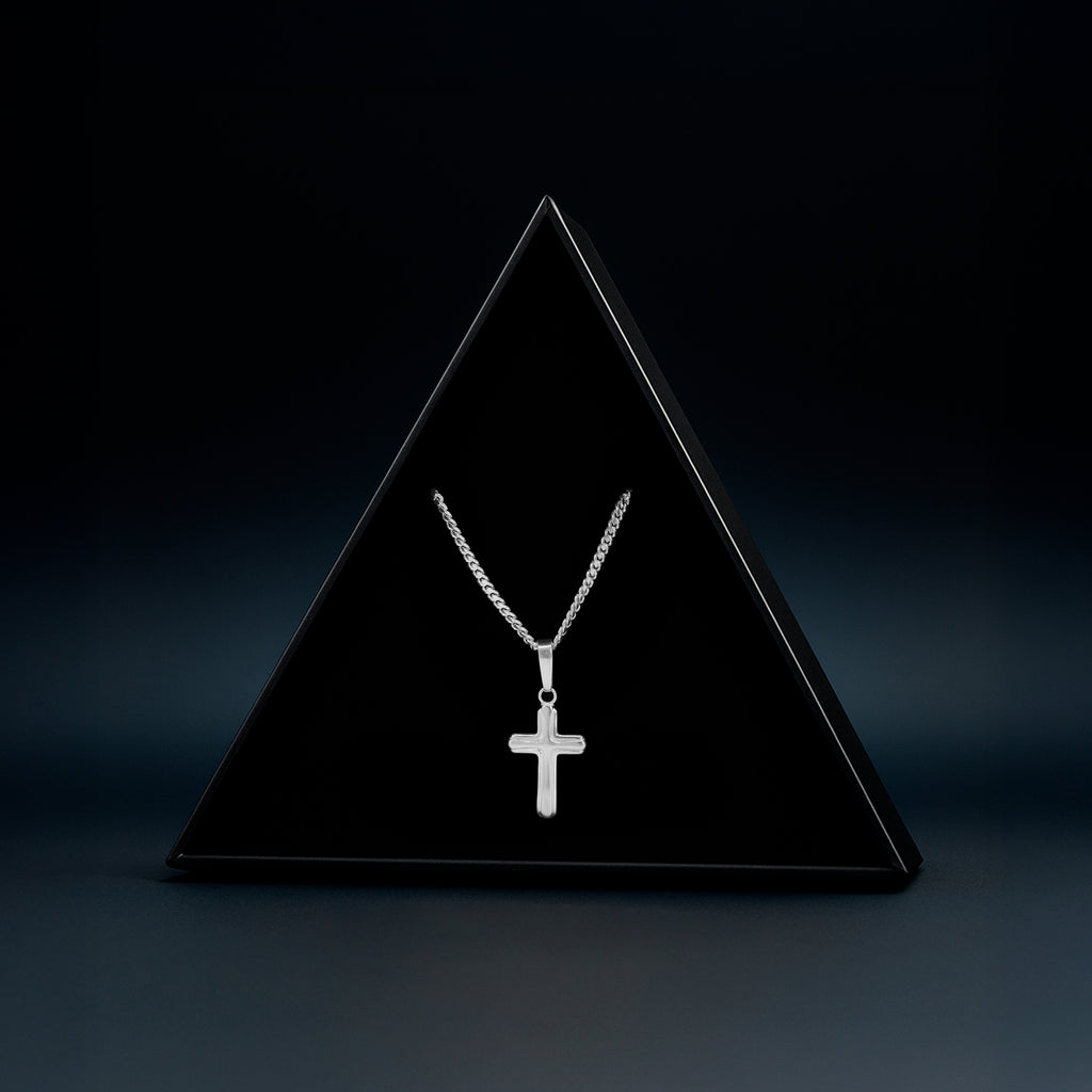Cruz Latina (Plata) Collar