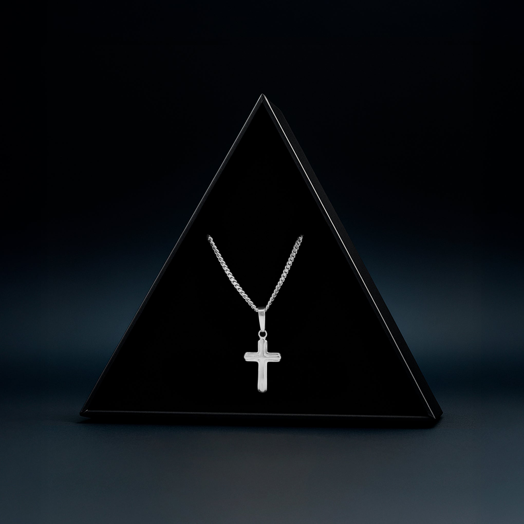 Cruz Latina (Plata) Collar