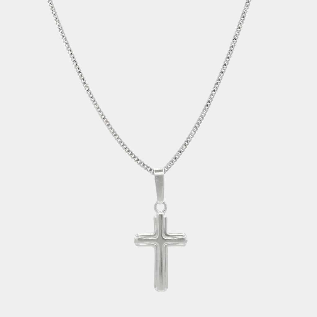 Cruz Latina (Plata) Collar