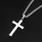 Collar Cruz Bold Plata