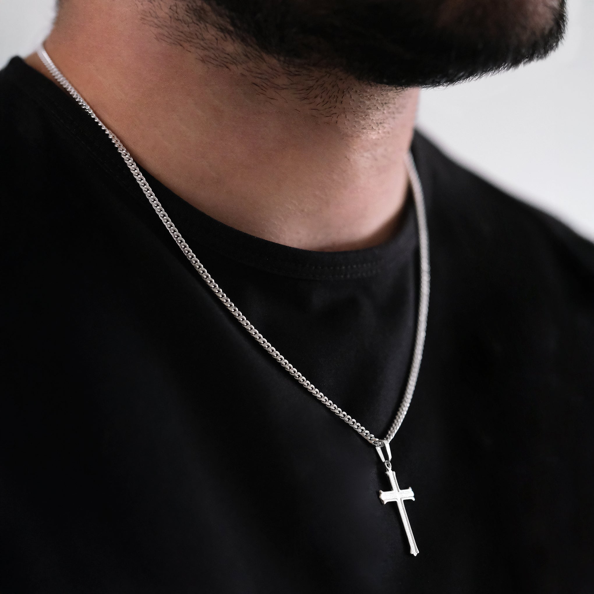 Cruz Bold (Plata) Collar