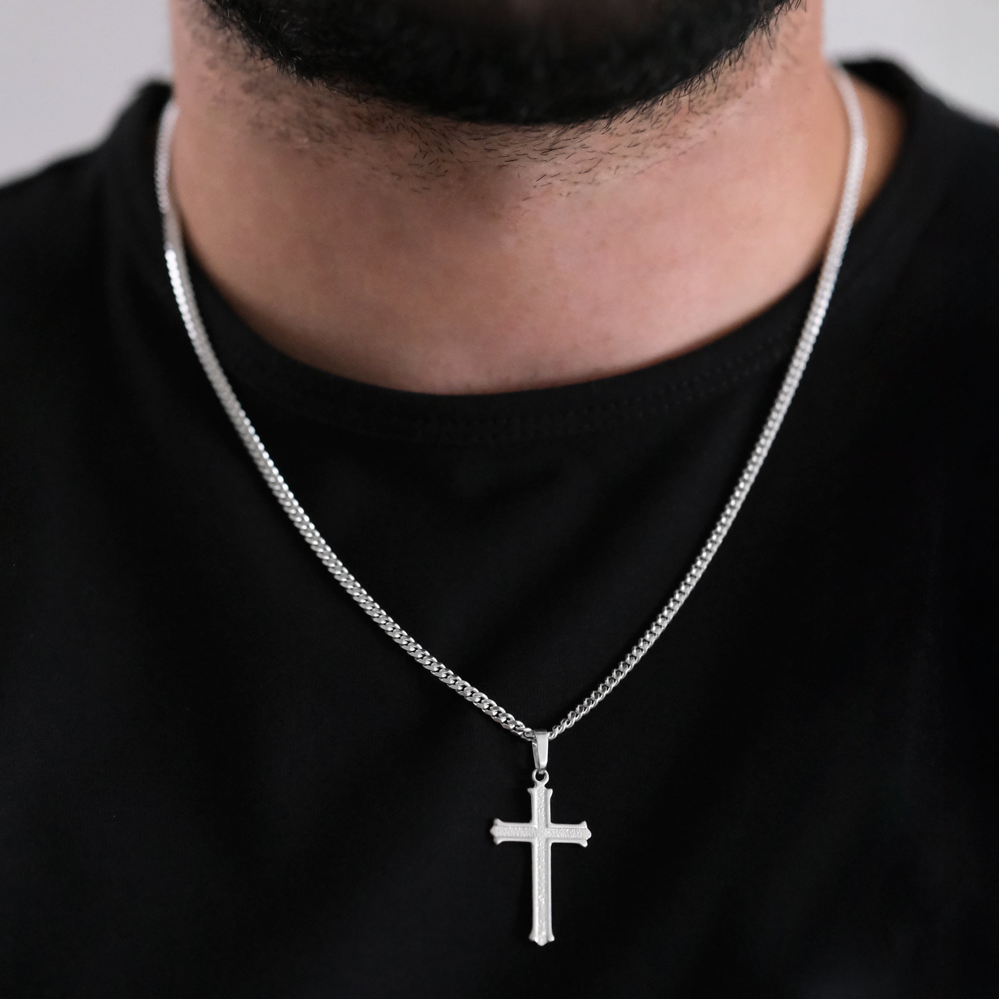Cruz Bold (Plata) Collar
