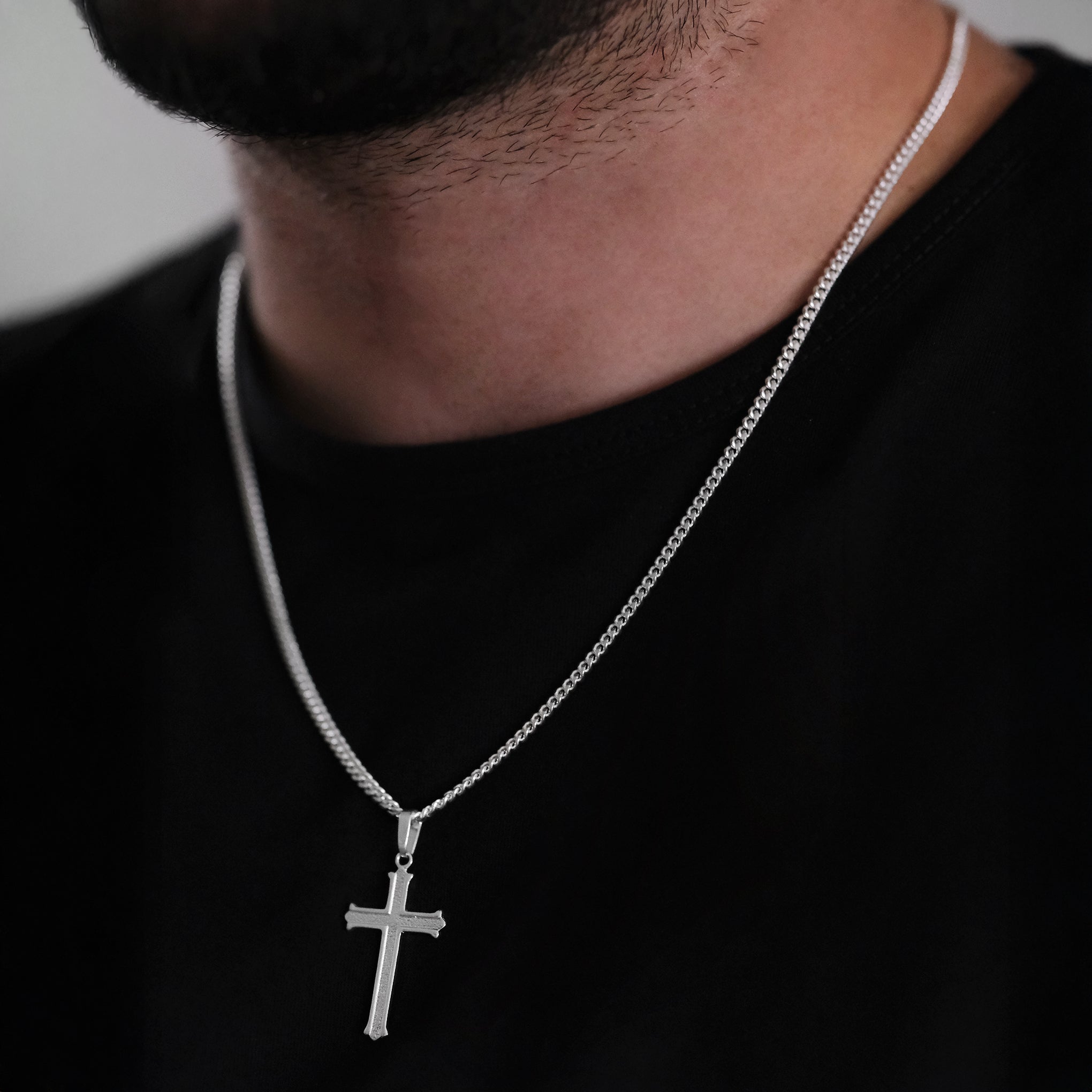 Cruz Bold (Plata) Collar