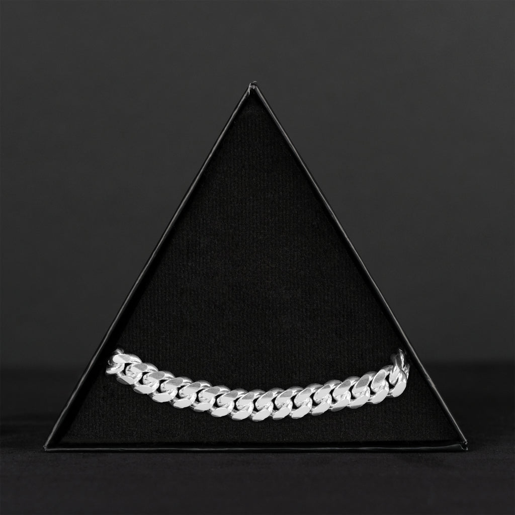 Cuban Link 10mm (Plata) Pulsera