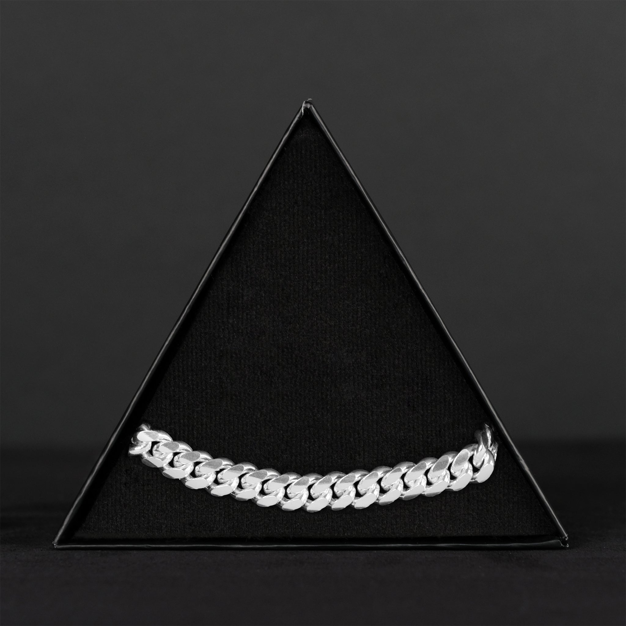 Cuban Link 10mm (Plata) Pulsera