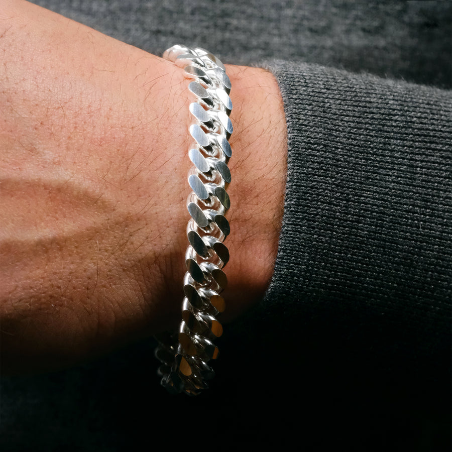 Cuban Link 10mm (Plata) Pulsera