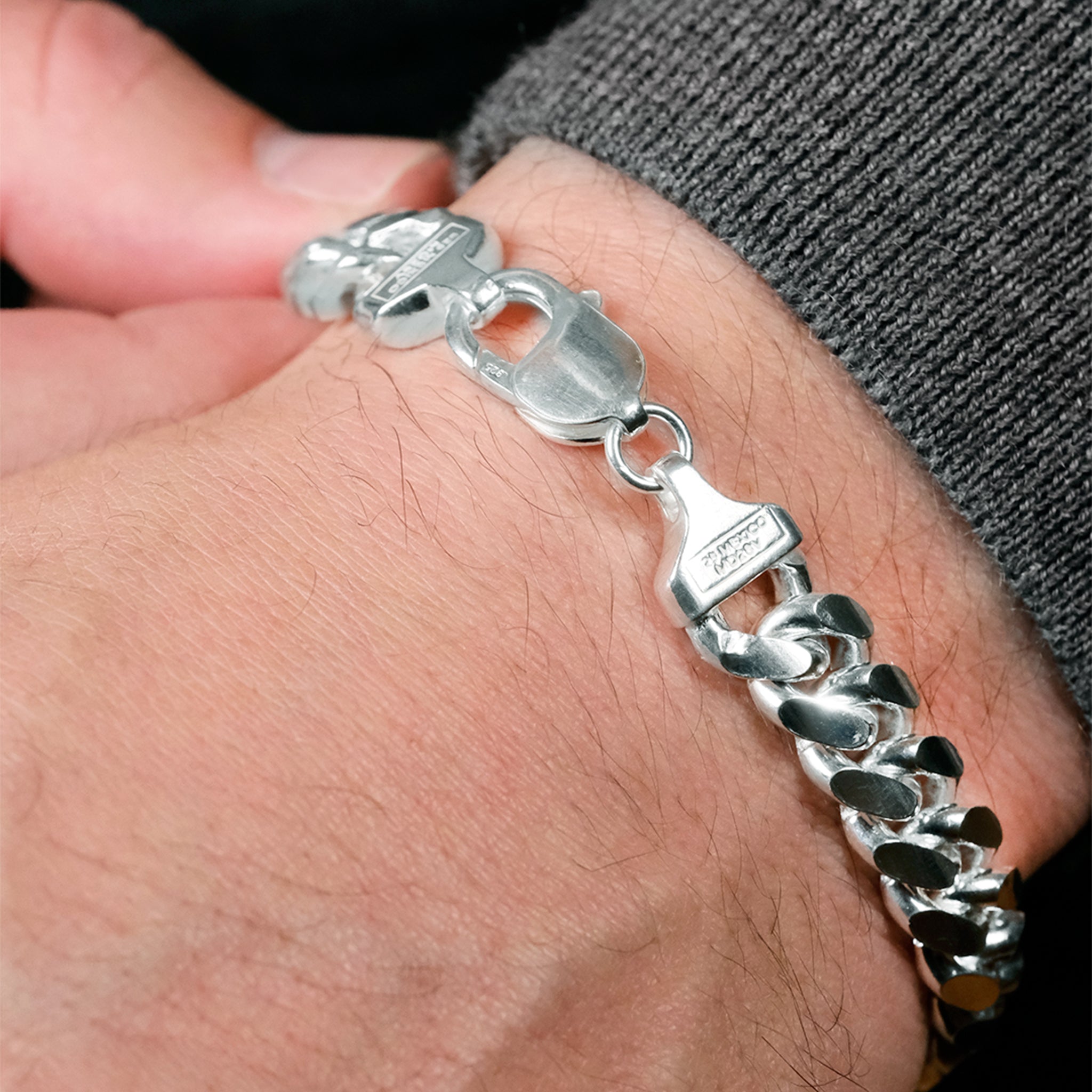 Cuban Link 10mm (Plata) Pulsera