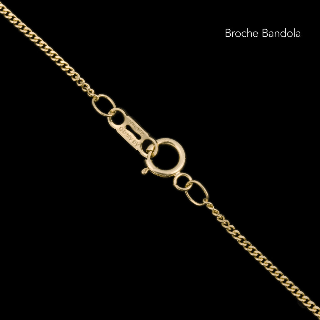 Cuban Link 1mm 14K (Oro Sólido) Cadena
