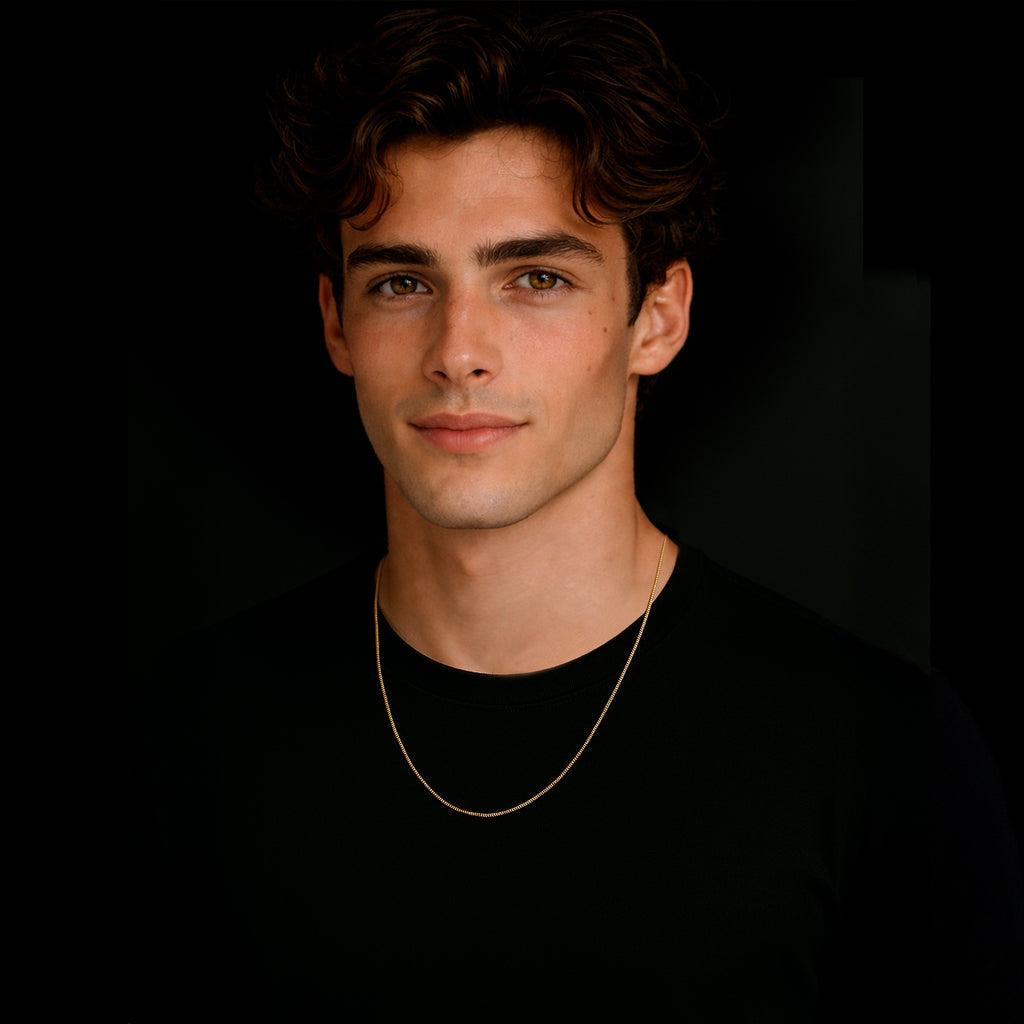 Cuban Link 1mm 14K (Oro Sólido) Cadena