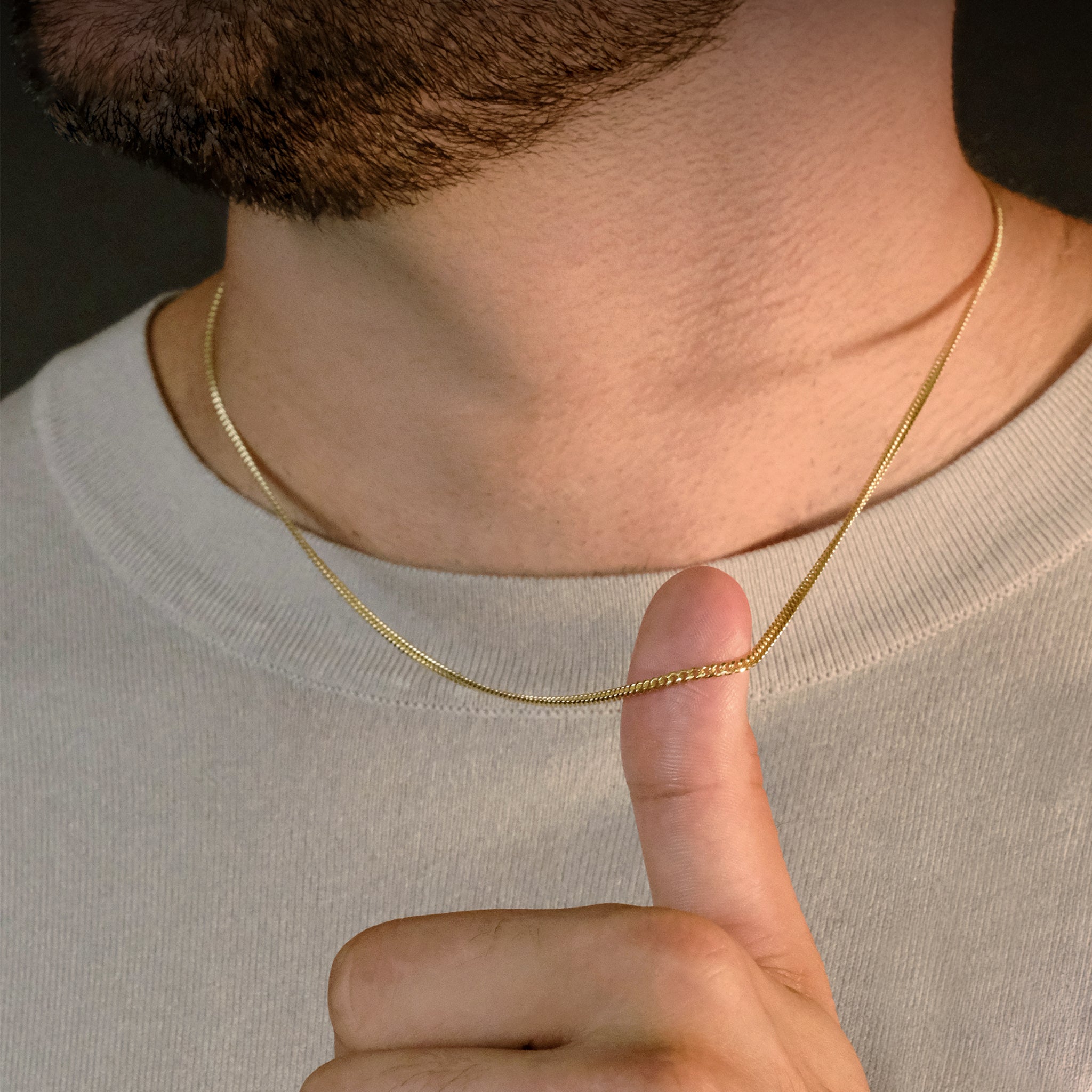 Cuban Link 2mm 14K (Oro Sólido) Cadena