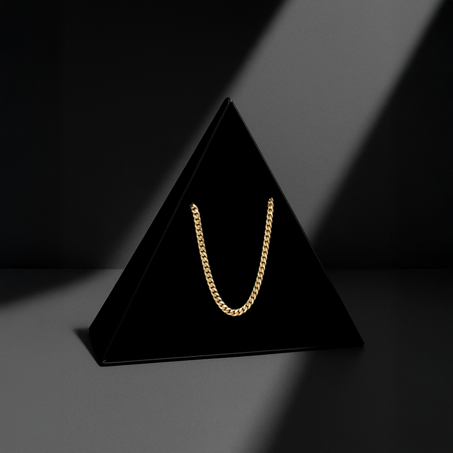 Cuban Link 3mm (Oro Sólido) Cadena