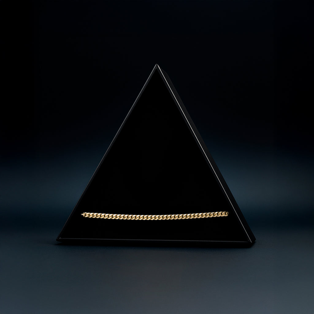 Cuban Link 3mm (Oro Sólido) Pulsera