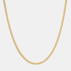 Cuban Link 4mm Broche de Caja (Oro Sólido) Cadena