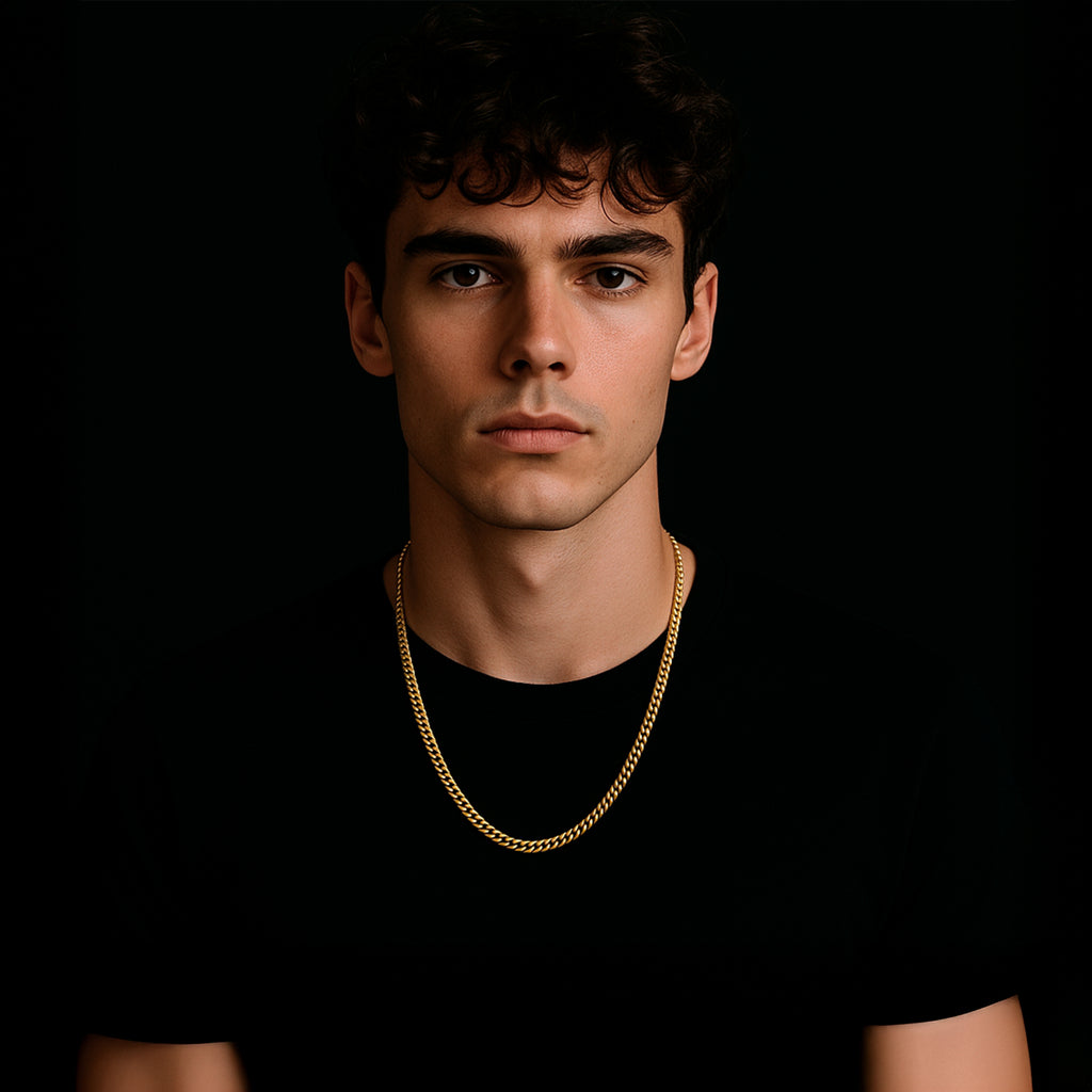 Cuban Link 4mm (Oro Sólido) Cadena