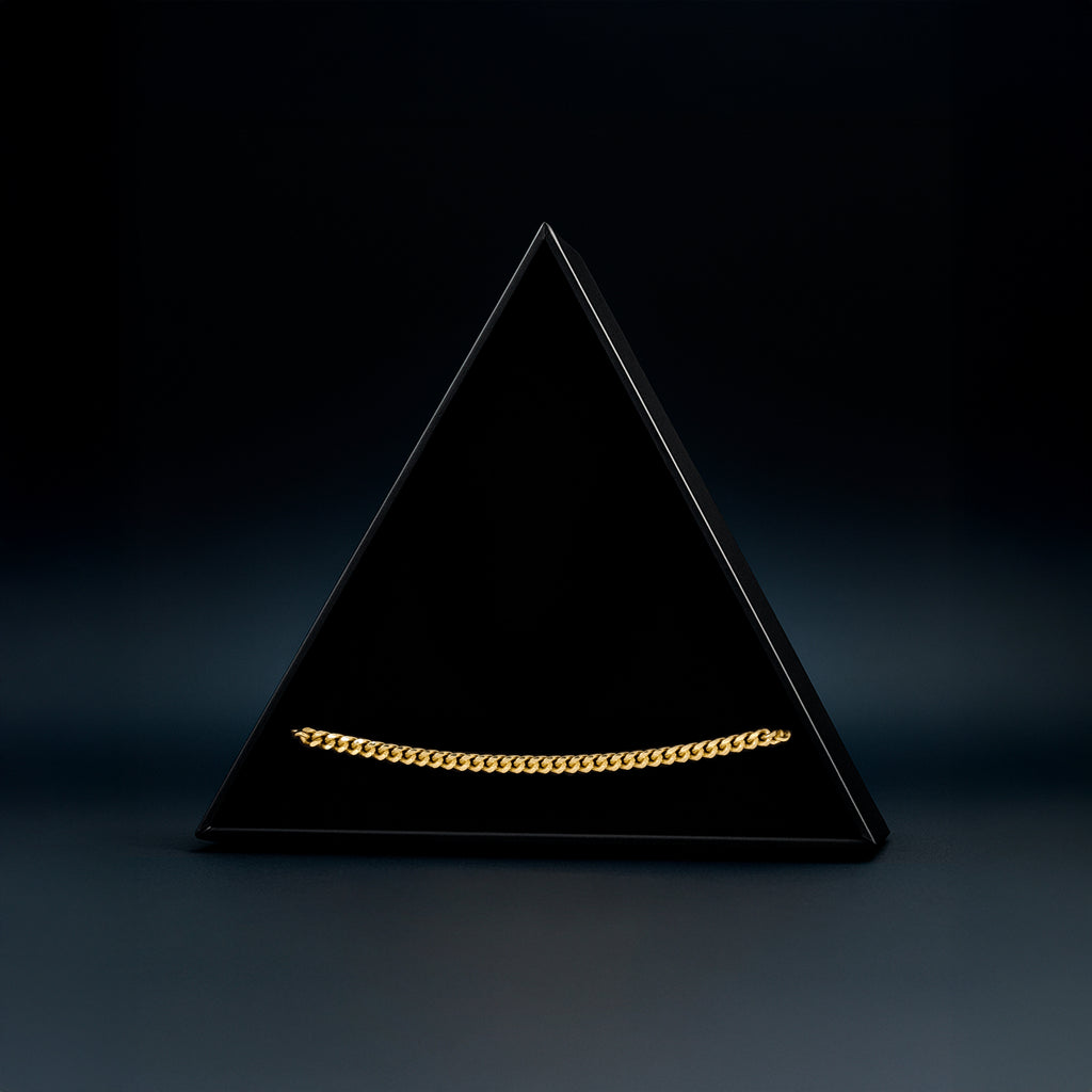 Cuban Link 4mm (Oro Sólido) Pulsera