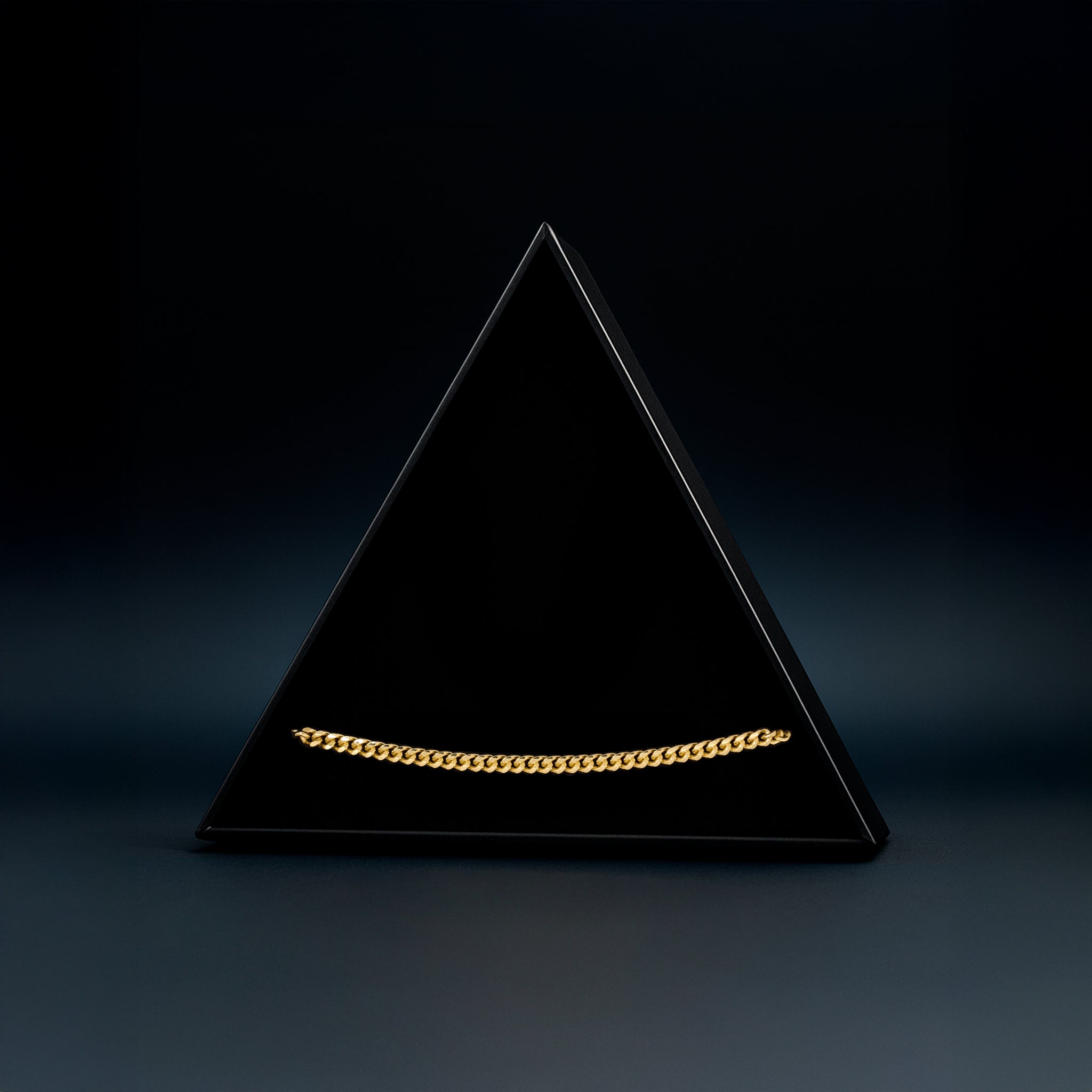 Cuban Link 4mm (Oro Sólido) Pulsera