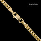 Pulsera Cuban Link 4mm Oro Sólido
