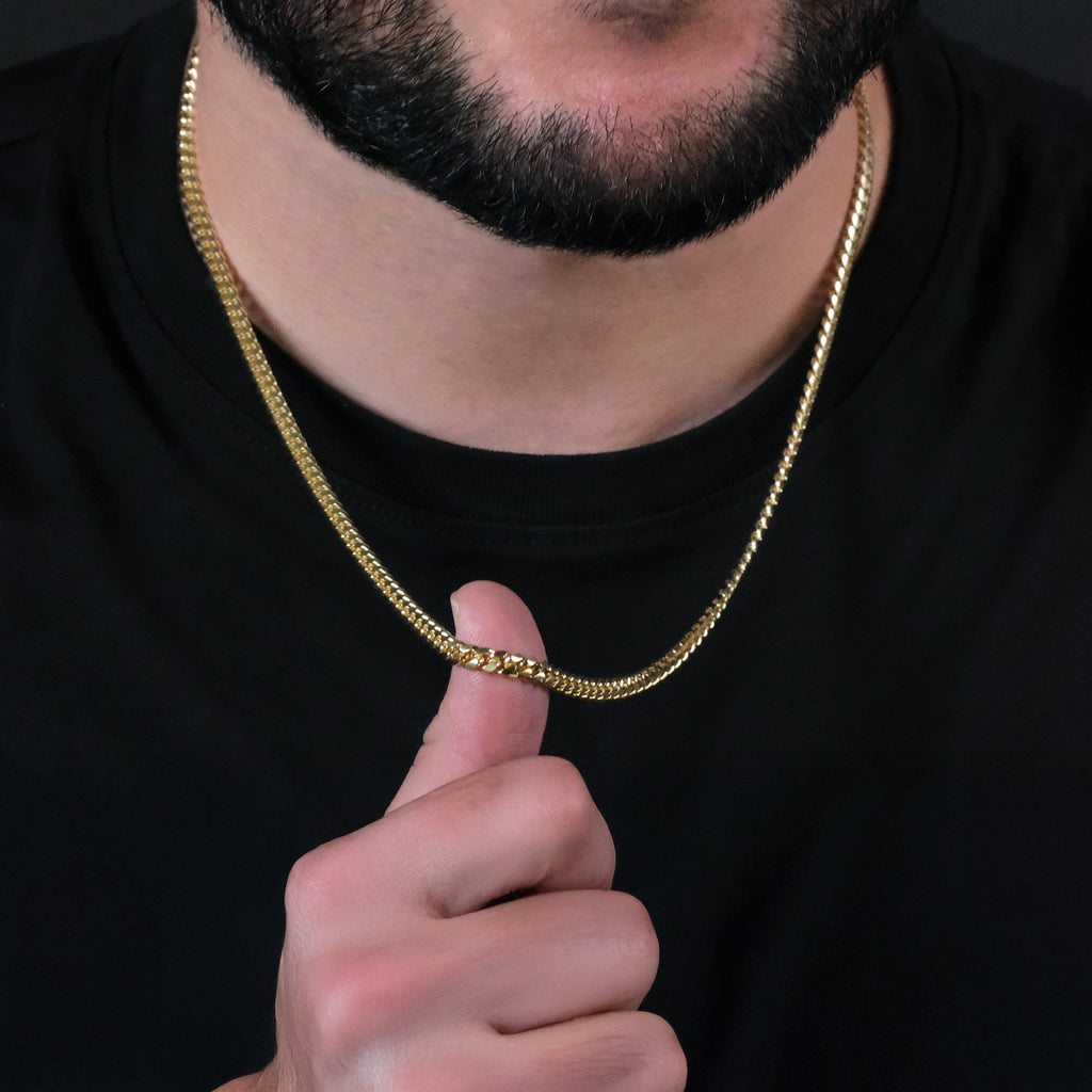 Cuban Link 5mm (Oro Sólido) Cadena