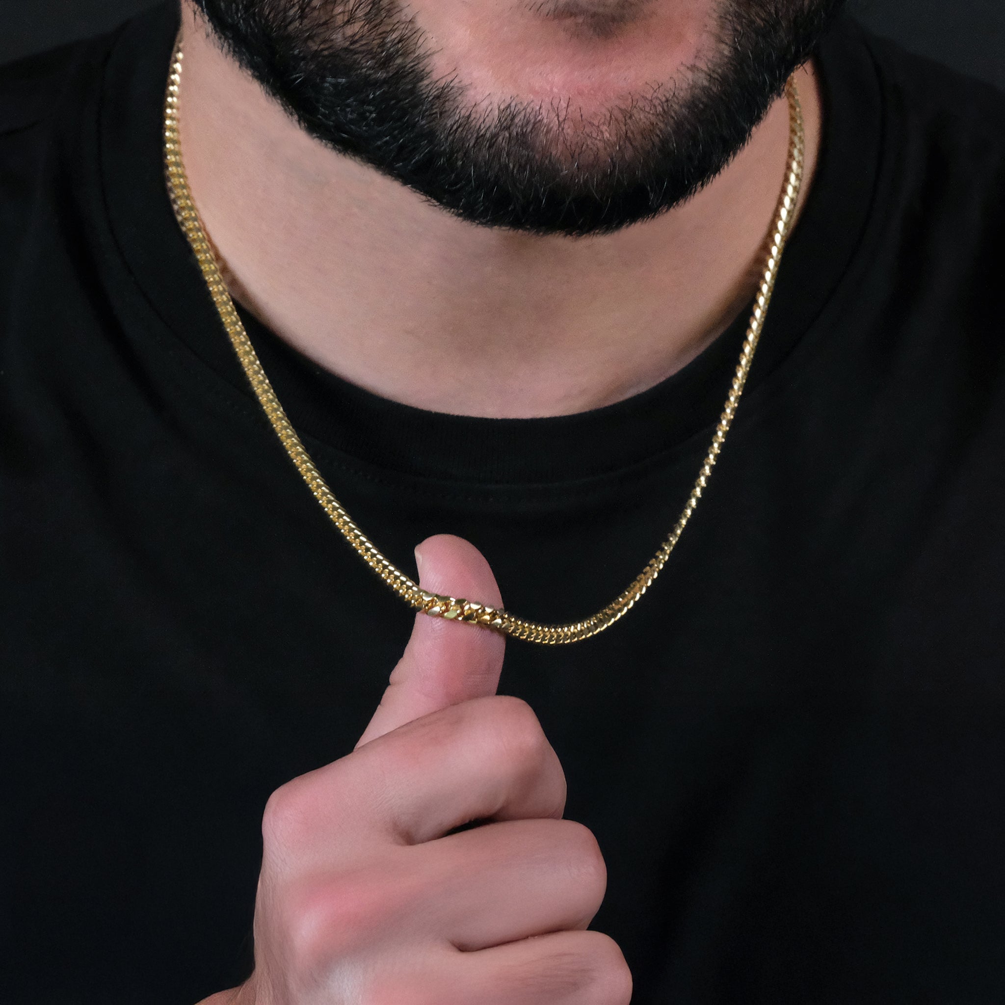 Cuban Link 5mm (Oro Sólido) Cadena