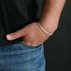 Cuban Link 5mm (Plata) Pulsera