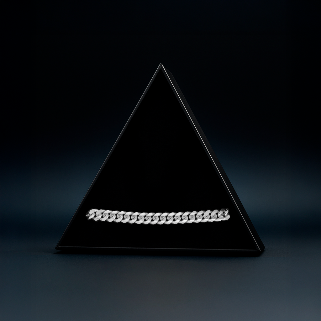 Cuban Link 6mm (Plata) Pulsera